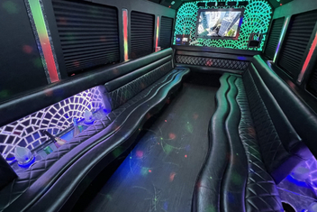 Newport Beach Limo Bus Interior