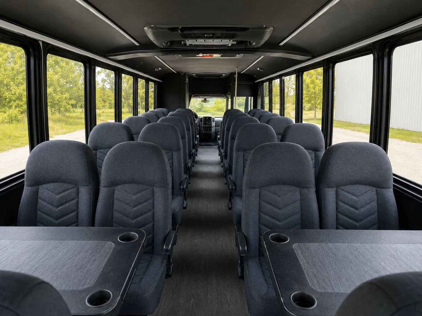 18 passenger minibus inside