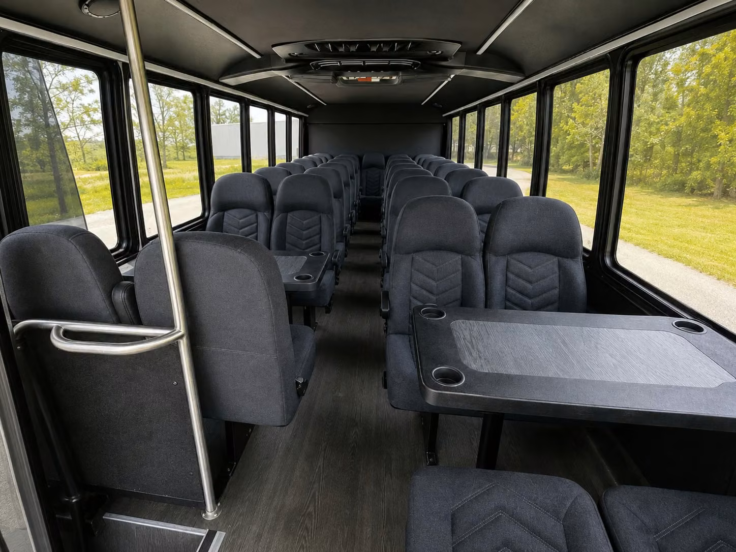18 passenger minibus interior