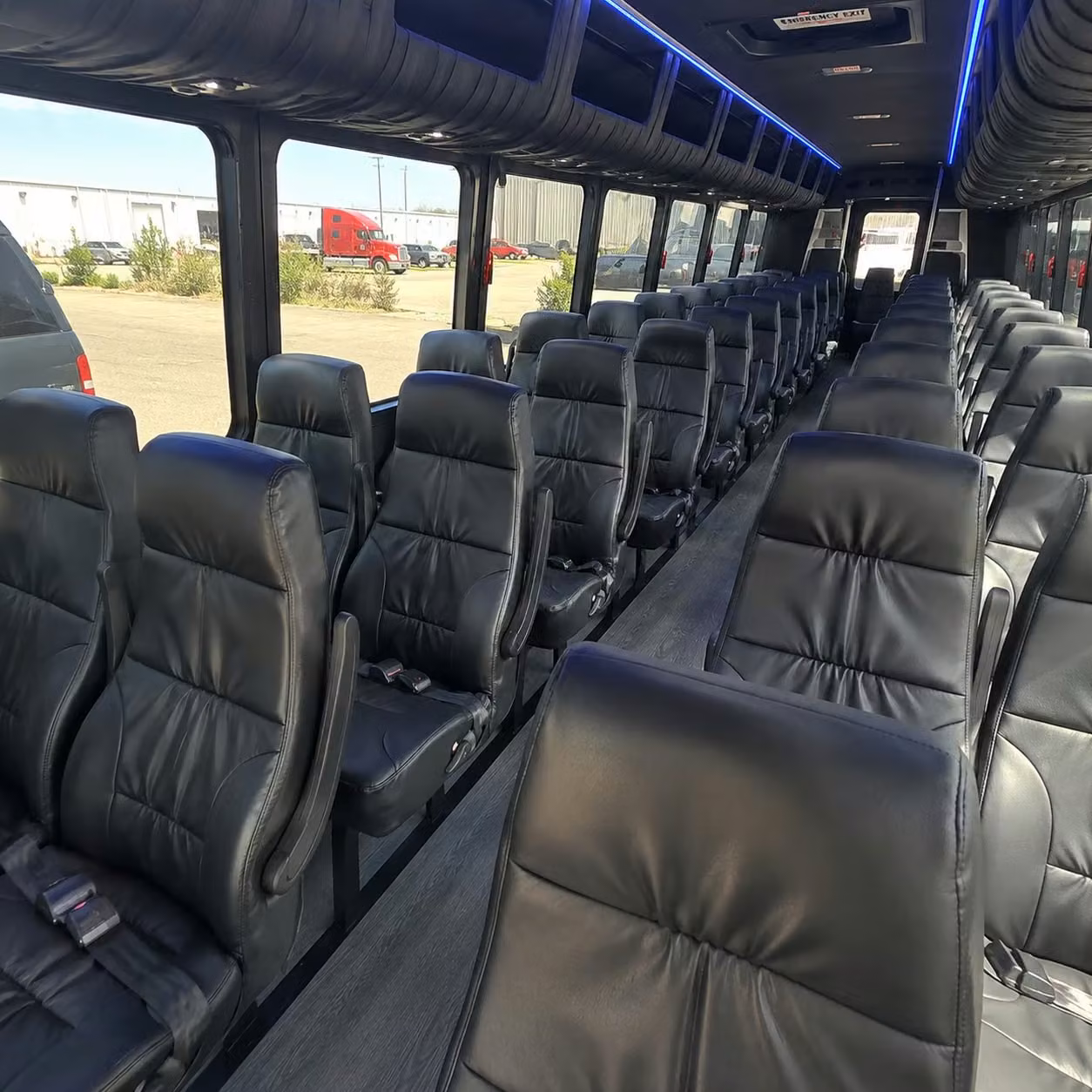 25 passenger minibus inside