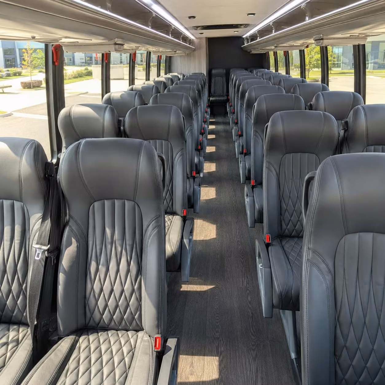 28 passenger minibus inside