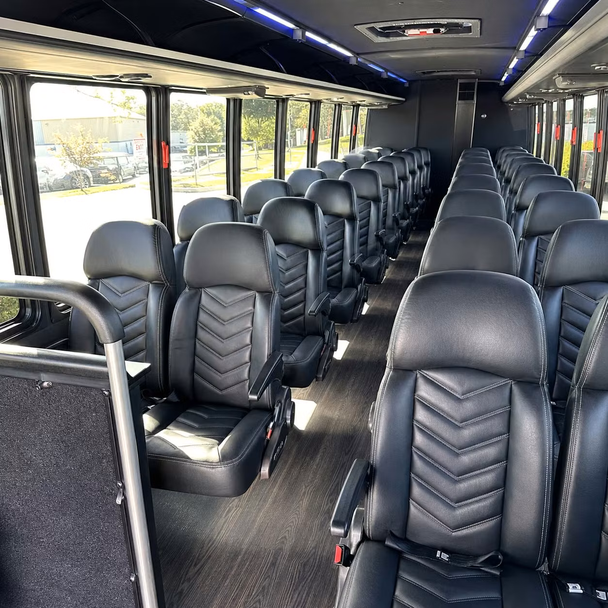 30 passenger minibus inside