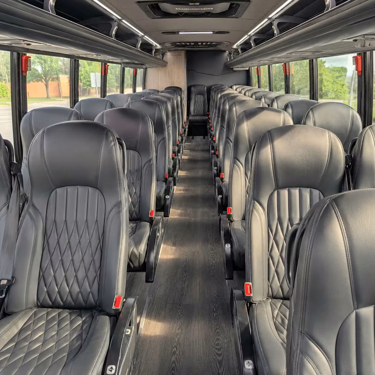 35 passenger minibus interior