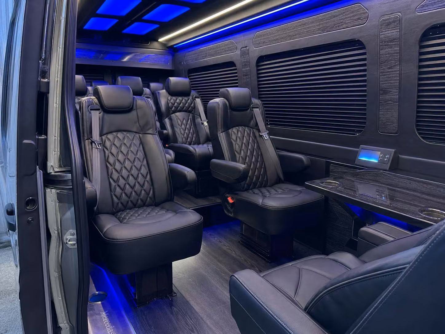 sprinter van transportation for groups and events across newport beach